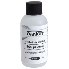 Oakton Conductivity and TDS Standard, 100 uS, 5 x 60 mL Bottles/Pk