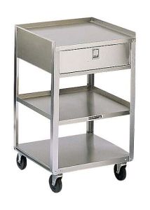 Cart Equipments SS 18 3/8in x 16 5/8in, 3 shelves