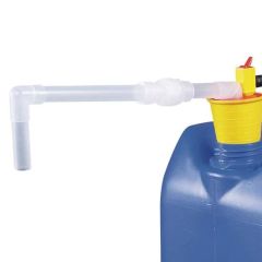 Burkle, Inc. 5000-1800 Foot-Operated Dispensing Pump w/ Spout, PP, 26 LPM, 27.5in L inlet, 1/ea