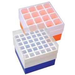 Argos Technologies PolarSafe Polypropylene Freezer Box, 36 x 15 mL, Blue, 2/Pk