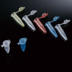 1.5ml attached locking flat-top lid, 500 Tubes/bag, 10 Bags/case