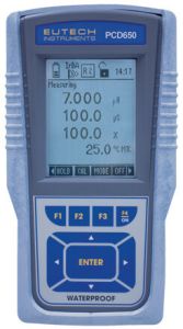 Waterproof CyberScan PCD 650 pH/mV/Ion/Conductivity/TDS/ Resistivity/Salinity/