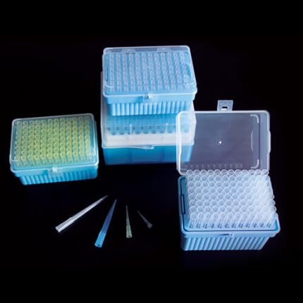 Pipette Tips, 200ul, Sterile, DNase & RNase Free, 96 Tips/Rack, 10 Racks/Pack, 10 Packs/Case