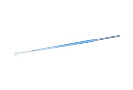 Disposable inoculation loops, 10ul volume, 200mm length, blue color, sterile