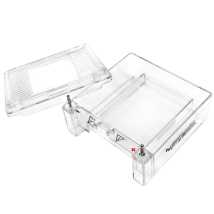 Transparent Mini Horizontal Electrophoresis System (Brand: Major Science)