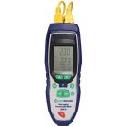 Digi-Sense Dual-Input Data Logging Thermocouple Thermometer with NIST-Traceable Calibration