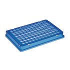 twin.tec microbiology PCR Plate 96, skirted, blue, 10 pcs.