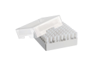 Storage Box 9 x 9, freezer box, for 81 screw cap (cryog.) tubes 1 – 2 mL, 3 pcs., height 53 mm, 2 in, polypropylene, for freezing to -86 °C, autoclavable, with lid and alphanumeric code