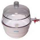 Vacuum Desiccator with Polycarbonate Cover, Polypropylene Base, 8"/200 mm dia