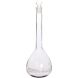 Cole-Parmer elements Volumetric Flask, Glass, with PE Stopper, 1000 mL, 1/pk
