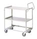 Cart SS 2 Shelf 15.5in X 24in