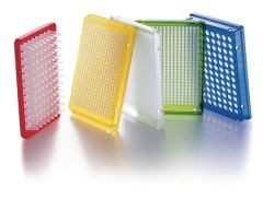 twin.tec PCR Plate 96, semi- skirted (Wells colorless) Yellow, 25 pcs.