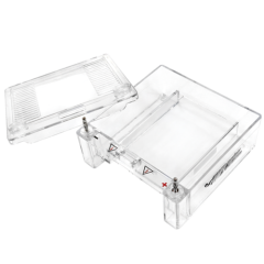 Transparent Mini Horizontal Electrophoresis System (Brand: Major Science)