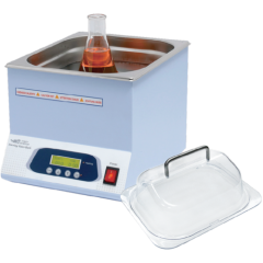 Stirring Water Bath (10L) with 1 built-in stirring mechanism, lid included