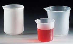 Beaker PP 600ml 4/pk