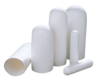 603 Cellulose thimbles, 28 x 100mm - thickness 1.5mm 25/pk