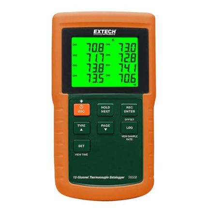 Extech DT4208SD 12 Channel Datalogging Thermometer