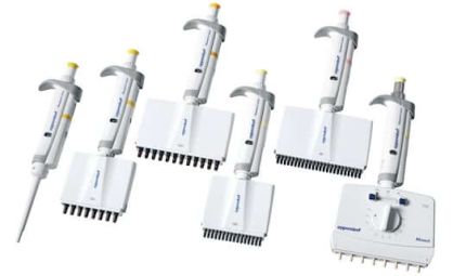 Eppendorf Research plus G, single-channel pipette, variable volume 100uL- 1000 uL blue