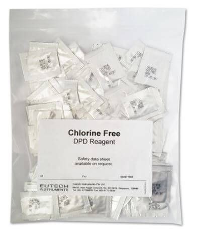 Free chlorine (DPD) reagent kit, pack of 100 sachets (94X377001)