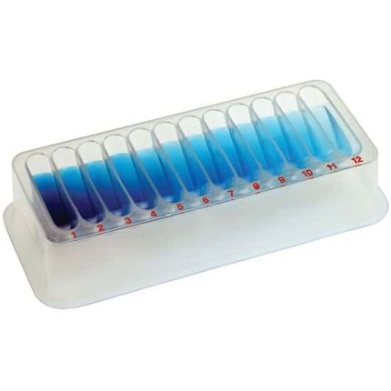 Argos Technologies Pipette Basins, 12 Channel x 3 mL, Sterile, Individually Wrapped, 20/Cs