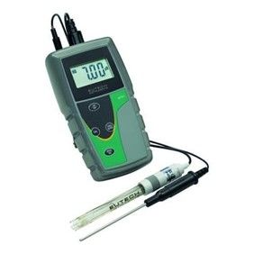 pH 5+ pH Meter with single junction pH electrode ECFC7252101B, ATC probe & 