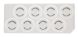 850-DS 8 Channel Filter Plate 0.7um GMF 50/PK