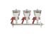 Selectron AS310/3 3-place vacuum filtration system, SS 500ml, 47/50mm, support screen  1/pk