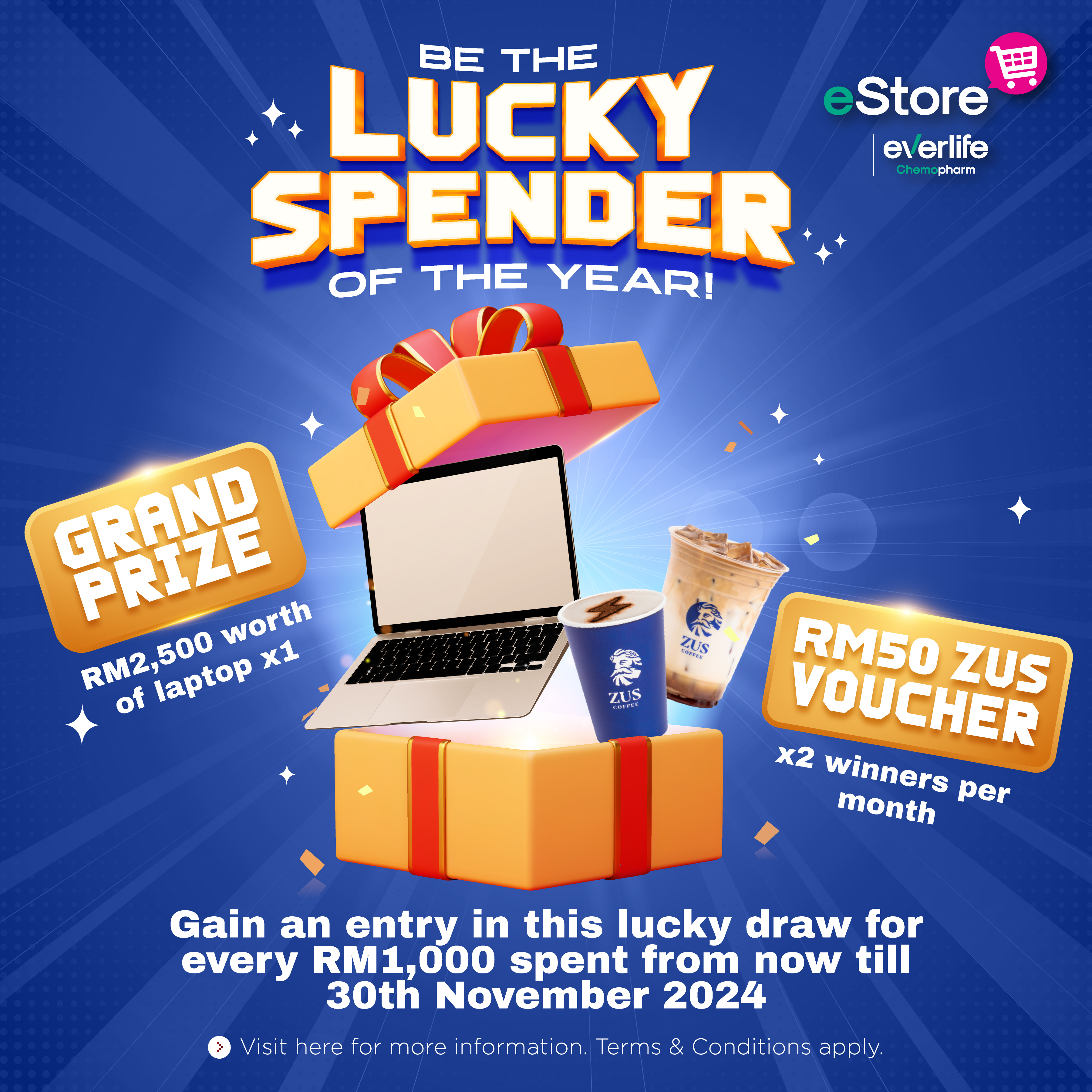 Lucky Spender Homepage Banner